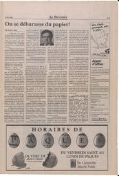 Le Soleil de Colombie-Britannique, April 14, 1995, page 11