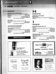   ANNUAIRE - FFCB, 2003   , page 60
