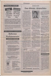 Le Soleil de Colombie, November 20, 1992, page 6