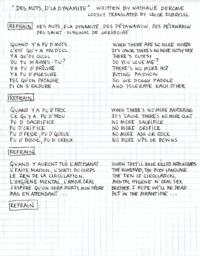 Des Mots, D'La Dynamite