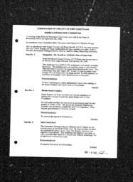 1992-09-28 - City of Port Coquitlam - Parks & Recreation Committee - Agenda and Minutes