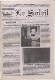 Le Soleil de Colombie-Britannique, December 9, 1994, page 1