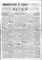 Saanich Peninsula And Gulf Islands Review Thu, November 29, 1928 (Page 1)