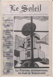Le Soleil de Colombie-Britannique, October 1, 1993, page 1