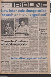   The Pacific Tribune - Friday, September 9, 1977   , page 1