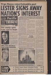   The Pacific Tribune - Friday, January 24, 1964   , page 1