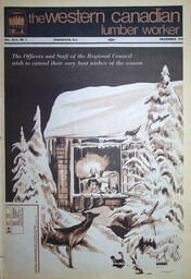  The Western Canadian Lumber Worker, Vol. XLII No. 9, Dec. 1974   , page 1