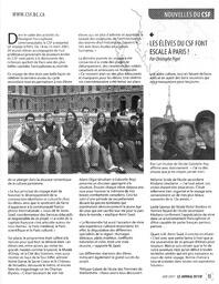   LE JOURNAL DU CSF, 2007   , page 11