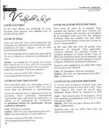   LE RÉVERBÈRE, 2006-2007   , page 14