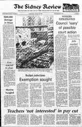The Sidney Review Wed, February 24, 1982 (Page 1)