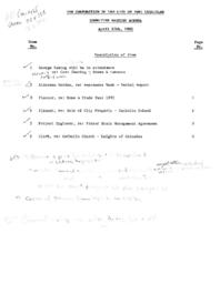 1992-04-27 - City of Port Coquitlam - Committee - Agenda