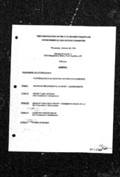 1994-10-26 - City of Port Coquitlam - Environmental Protection Committee - Agenda