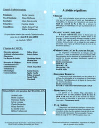   LE FRANCO-LIEN, 2004   , page 2
