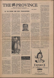 Le Soleil de Vancouver, October 2, 1970, page 9