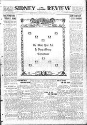 Sidney And Islands Review Wed, December 24, 1924 (Page 1)