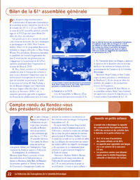   RAPPORT ANNUEL - FFCB, 2006-2007   , page 22