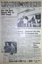   The Western Canadian Lumber Worker, Vol. XXVII, No. 12, 2nd Issue Jun. 1960   , page 1