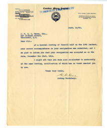 Letter to Vance, from Canadian Mining Institute: 14-Sep-20