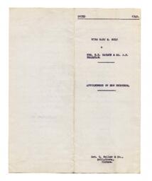 Appointment of New Trustees: [1940]