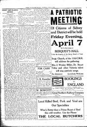 Sidney And Islands Review Thu, April 6, 1916 (Page 2)