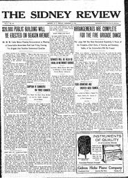 Sidney And Islands Review Fri, February 6, 1914 (Page 1)