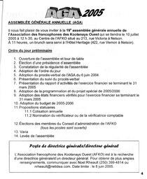  LA VOIX DES KOOTENAYS, 2005   , page 5