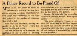 Vancouver Daily Province newspaper clipping about Vance: 14-Apr-49