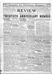 Saanich Peninsula And Gulf Islands Review Wed, December 14, 1932 (Page 1)