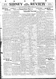 Sidney And Islands Review Thu, October 4, 1923 (Page 1)