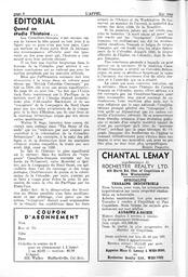   L'APPEL, LE MAGAZINE FRANCO-COLOMBIEN, 1966   , page 4