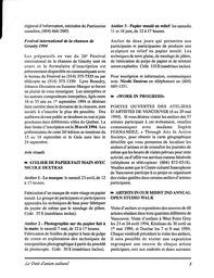   LE TRAIT D'UNION CULTUREL, 1994   , page 3