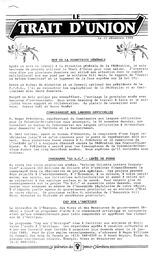   LE TRAIT D'UNION, 1988   , page 1