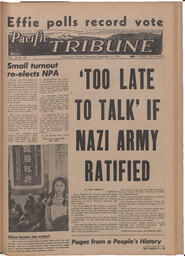   The Pacific Tribune - Friday, December 10, 1954   , page 1
