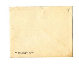 Citizens' Assembly invitation: 03-Oct-54