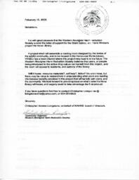 Letter from the Western Aboriginal Harm Reduction Society