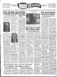 Saanich Peninsula And Gulf Islands Review Wed, November 14, 1945 (Page 1)