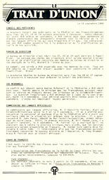   LE TRAIT D'UNION, 1986   , page 1