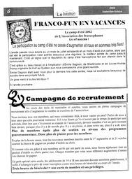   LE BASTION DE NANAIMO, 2002   , page 8