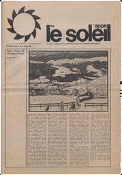 Le Soleil de Vancouver, December 17, 1971, page 1