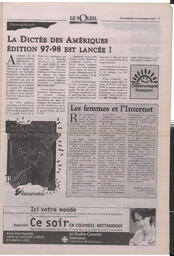 Le Soleil de Colombie-Britannique, November 14, 1997, page 7