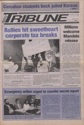   The Pacific Tribune - Monday, February 19, 1990   , page 1