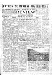 Saanich Peninsula And Gulf Islands Review Thu, March 5, 1931 (Page 1)