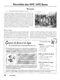   INFO-PARENTS COLOMBIE-BRITANNIQUE, 2004   , page 16