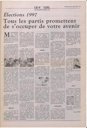 Le Soleil de Colombie-Britannique, May 16, 1997, page 5