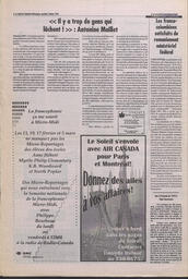 Le Soleil de Colombie-Britannique, February 2, 1996, page 8