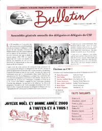   TRANSITION BULLETIN D'INFORMATION, 1999   , page 1