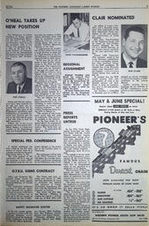   The Western Canadian Lumber Worker, Vol. XXXIII, No. 10, 2nd Issue May 1966   , page 3