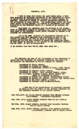 Summary of Vance's assistance for Government inspections: 01-Sep-27