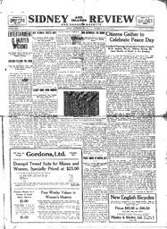 Sidney And Islands Review Thu, July 24, 1919 (Page 1)