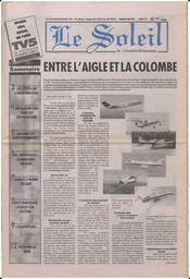 Le Soleil de Colombie-Britannique, August 18, 1995, page 1